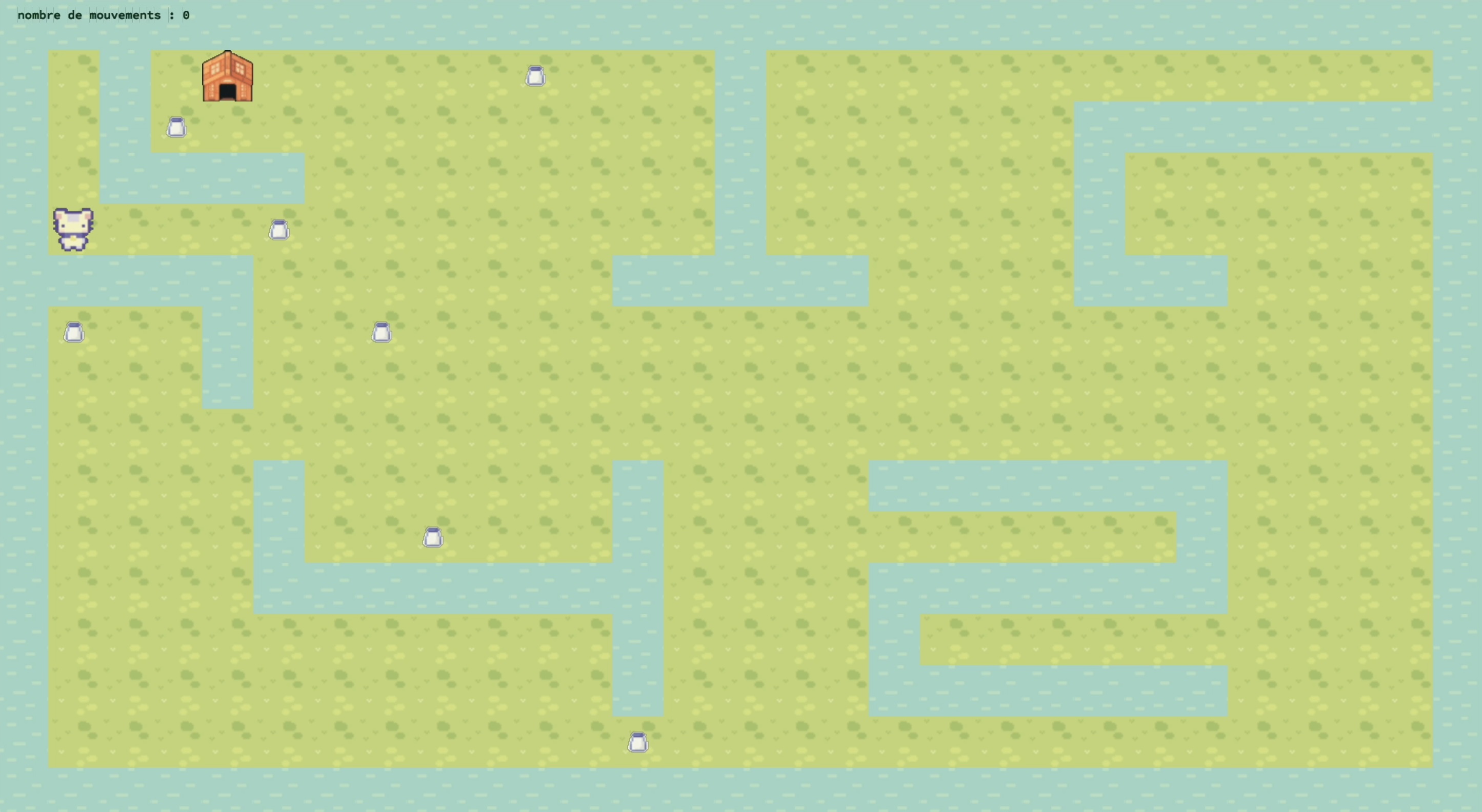 video of little kitten collecting milk bottles to finish the game